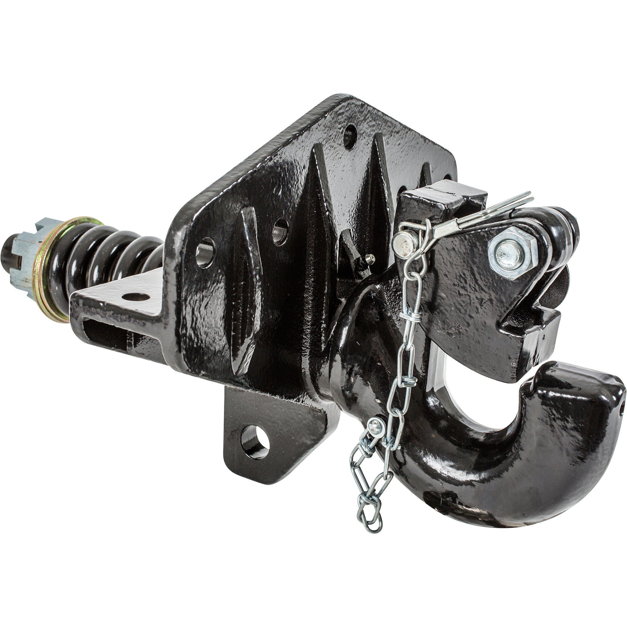 Buyers Products, 15 Ton Swivel Pintle Hook Hitch Mount 2.375in.-3in. Lunette Eye, Model# BP125A